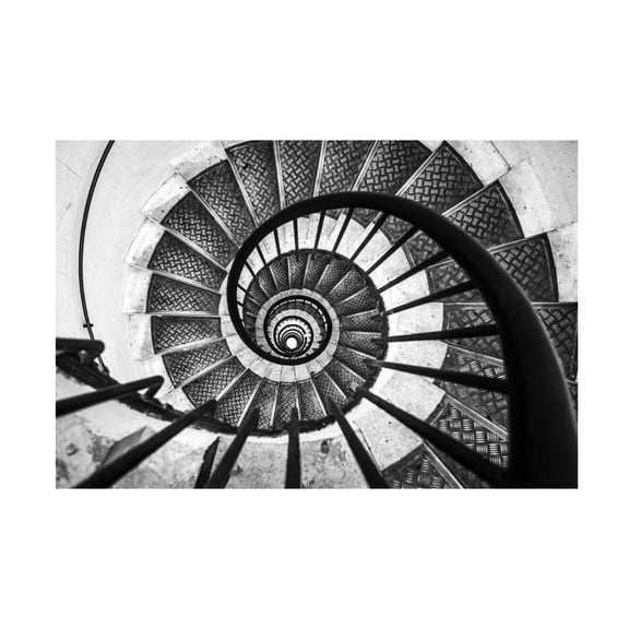 Trademark Fine Art Dov Fuchs Inside the Arc de triomphe de l'A‰toile Canvas Wall Art