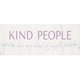 thumbnail image 2 of CAD Designs 18x10 White Modern Wood Framed Museum Art Print Titled - Kind People, 2 of 4