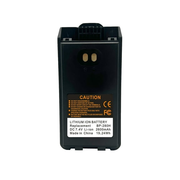 BP-280 BP-280LI BP-279 2600mAh Li-ion Battery 7.4V Compatible with Radio IC-A16 IC-A16E IC-F1000 IC-F1000S IC-F2000 IC-F2000S IC-V88 IC-U88