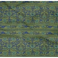 thumbnail image 4 of oneOone Organic Cotton Poplin Twill Fabric Leaves & Floral Block Fabric Prints By Yard 42 Inch Wide, 4 of 4