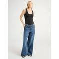 thumbnail image 3 of Scoop Women’s and Women's Plus Relaxed Low Slung Jeans, Sizes 0-28 Plus, 3 of 6