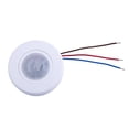 thumbnail image 1 of Interruptor de luz con sensor de movimiento PIR para techo, 110-220 V, 200 W, ultrafino, inducción infrarroja, ajuste de tiempo, blanco, 1 of 5