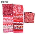 thumbnail image 1 of HEVIRGO 50Pcs Cotton Fabric DIY Handmade Patchwork Quilting Sewing Craft Scrapbook Cloth, 1 of 10
