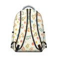 thumbnail image 3 of Pioneer Flower Floral Print Pattern Backpack for School, Cute School Bag with Adjustable Shoulder Straps and Padded Back, 15.3"x11"x7.1", 3 of 5