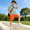 thumbnail image 5 of Dailycode Small Short Sleeve Button Down Shirts Sage Green Casual Shirt 3-10 Years, 5 of 9