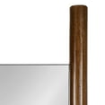 thumbnail image 3 of Kate and Laurel Findlay Transitional Wood Wall Leaner Mirror, 21x67, Walnut Brown, Mid Century Modern Style Full Length Mirror, 3 of 8