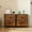 Brown2-Pack, variant on Tall Dresser for Bedroom with 2 Fabric Drawers, Organizer Units for Living Room, Clothing, Closet, Storage Tower with Cabinet, Metal Frame, Wooden Top, Furniture
