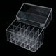 thumbnail image 5 of Organizador de lápiz labial acrílico Yuyangstore 2 piezas Estuche a prueba de polvo 18 ranuras, 5 of 8