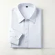 thumbnail image 3 of Camisas para hombre Camisa de rayas para hombre negra Venta de ropa popular coreana Cosas baratas con estilo coreano Asia Xxl Botones I, 3 of 5