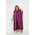 thumbnail image 4 of Oussum Plus Size Embroidered Kaftan Dresses for Women Long Solid Caftan Dress, 4 of 8