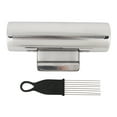 thumbnail image 2 of Guiro Musical Instrument, Metal Guiro Easy To Operate Loud and Bright with Scraper for Jazz Band Concerts, 2 of 7