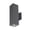 Graphite, variant on Wac Lighting Dc-Wd06-Ub Cube Architectural 2 Light 18" Tall Led Outdoor Wall Sconce -