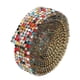thumbnail image 2 of Cinta De Diamantes De Imitación De Cristal De 1 M, Aplique De Bandas De Malla De Vidrio De Diamantes De Imitación para Planchar, Aplique De Bandas De Malla (Colorido 6 Filas, 1 Metro), 2 of 5