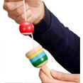 thumbnail image 3 of Wooden Cup and Ball Game Set - 2Pcs Mini Catch Ball Toy with String for Hand Eye Coordination Training, 3 of 4