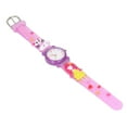 thumbnail image 3 of Relojes para niños Dibujos animados en 3D Relojes de silicona impermeables para niños Reloj de dibujos animados con patrón de gatito y niña para niñas de 3 a 8 años Púrpura, 3 of 14