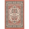 thumbnail image 2 of Unique Loom Outdoor Traditional Collection Area Rug - Gilded (2' x 3' 1" Rectangle Multi/Red), 2 of 9