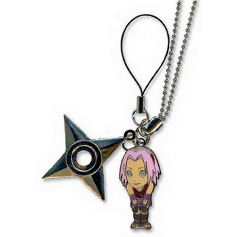 Cell Phone Charm - Naruto Shippuden - New Sakura w/ Shuriken