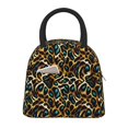 thumbnail image 1 of Easygdp Teal Leopard Bolsa de Almuerzo Insulada Grande, Forro de Aluminio, Diseño Espacioso, a Prueba de Fugas, Ideal para Trabajo, Picnics, Viajes y Actividades al Aire Libre, 1 of 6
