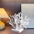 thumbnail image 3 of Outoloxit European Style Resin Coral Ornament for Home Decor, Study, Bedroom, Living Room Cabinet, Entryway Table Centerpiece, 3 of 6