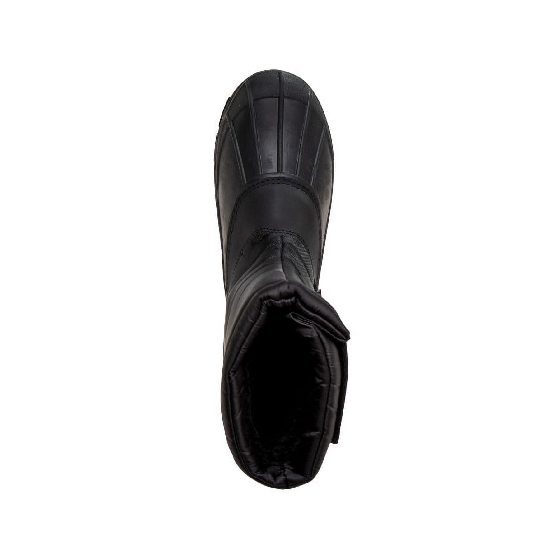 Avalanche Adult  Men Waterproof Snow Boots - Black, 10
