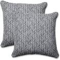 thumbnail image 1 of Herringbone Slate 18.5-Inch Throw Pillow (Set Of 2), 1 of 2