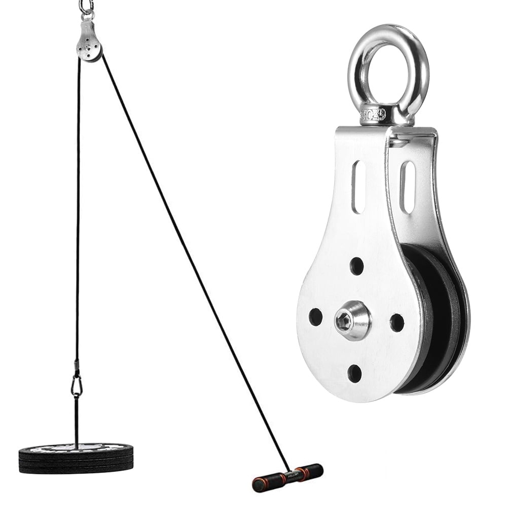 Bearing Lifting Pulley Stainless Steel Wire Rope Crane Pulley Hanging