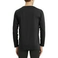 thumbnail image 3 of FAIWAD Mens Casual Plain Shirts Crew Neck Long Sleeve Lightweight Athletic Tops Quick Dry Workout Running Tees, 3 of 4