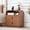 Bown, variant on LEFHDA Mid-Century Modern Nightstand with Charging Station & 2 Drawers - Wooden Bedside Table with Open Cubby Storage for Bedroom, Living Room, Office