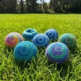 6PCS Hacky Balls, Handmade Knitted Footbag Sack 2026 Upgraded Assorted ...