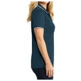 thumbnail image 3 of Mafoose Womens Dry Zone UV Micro-Mesh Tipped Polo River Blue Navy/ White 4X-Large, 3 of 5