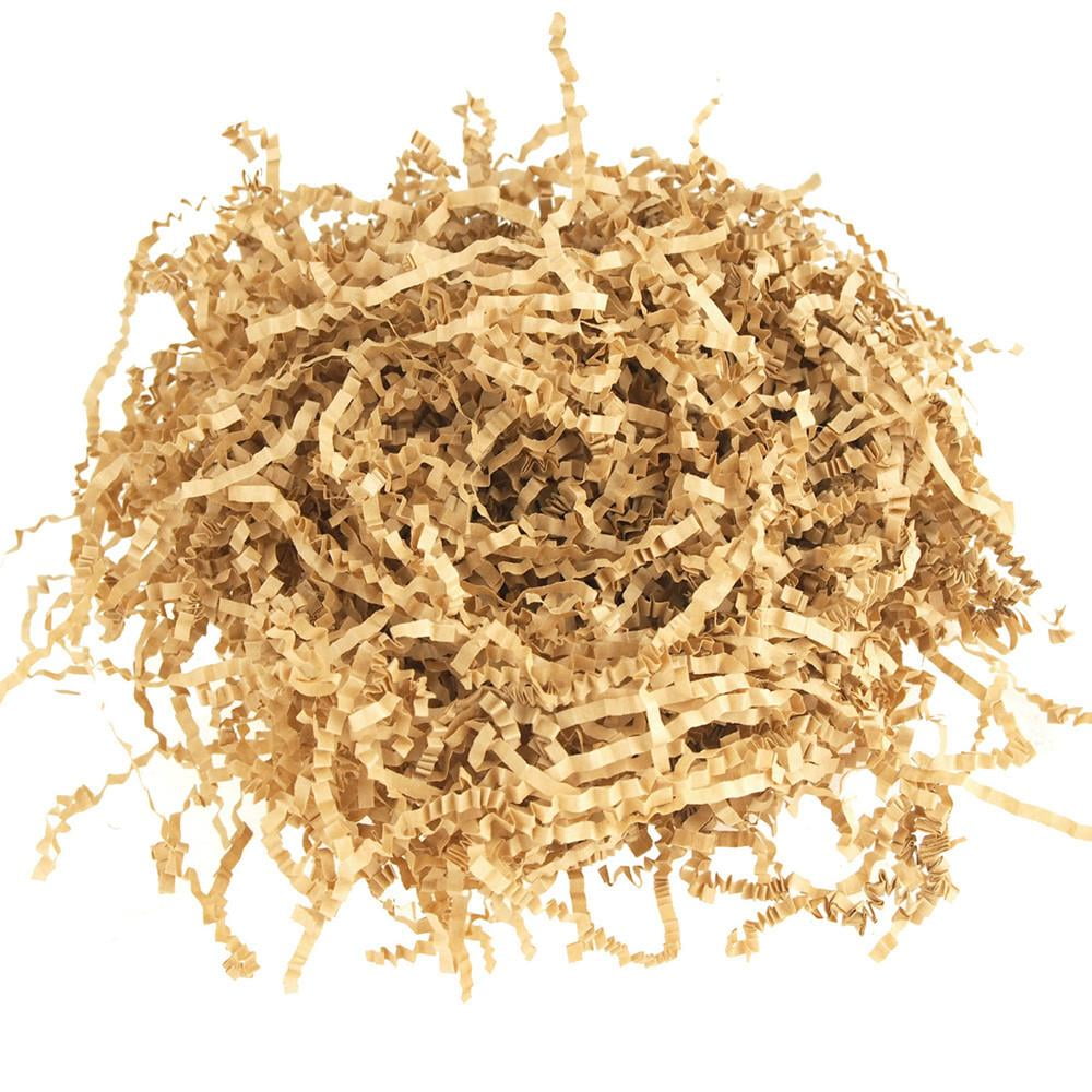 Crinkled Paper Shreds Packaging, 2Ounces, Natural