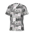 thumbnail image 5 of Qekee Cats Group Classic Fit T-Shirt Men's Shirt Men's Tight Short Sleeves for Exercise, Running, Mountaineering - Cats Group, 5 of 9