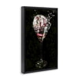 thumbnail image 4 of Stupell Industries Disco & Cocktail Splash Food & Beverage Painting Black Floater Framed Art Print Wall Art, 17 x 25, 4 of 10