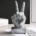 thumbnail image 2 of Pompotops Gesture Finger Model Home Decoration Bar Model Room Desktop Decoration Resin Craft Gift Luxury Clearance, 2 of 2