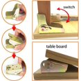 thumbnail image 5 of 4 Pieces 90 Degree Folding Hinge, Hidden Support Hinges, Folding Leg Connection, Furniture Extension Lock, Folding Hinge Hardware, for Bed, Table, Chair, 5 of 5