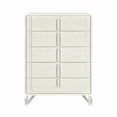 thumbnail image 2 of Lyra Acrylic legs Wood Beige Bedroom Chest, 2 of 5