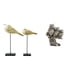 thumbnail image 1 of Figuras modernas de madera de pájaro y búho para escritorio, dormitorio, entrada, sala de estar, oficina, armario, decoración de mesa interior., 1 of 8