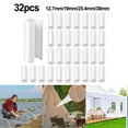 32 Piece Clamp for Pvc Pipe Greenhouses, Row Covers, Shelters, Bird