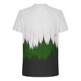 thumbnail image 4 of Styesk T-Shirts pour Homme Imprimé Col Rond Mode Décontractée Manches Courtes Blouses, 4 of 4