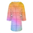 thumbnail image 5 of Jindong Robes en Peluche pour Femmes Robe en Polaire Longue Chaude Peignoir de Bain Veste de Détente Imprimée Robe de Confort Robes pour Femmes, 5 of 5