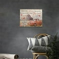 thumbnail image 3 of Vintage Truck Canvas Wall Art Farmhouse Old Barn Wall Decor Red Truck Pictures Grateful Thankful Blessed Inspirational Painting Print Framed Bedroom Living Room Artwork 16"x12", 3 of 6