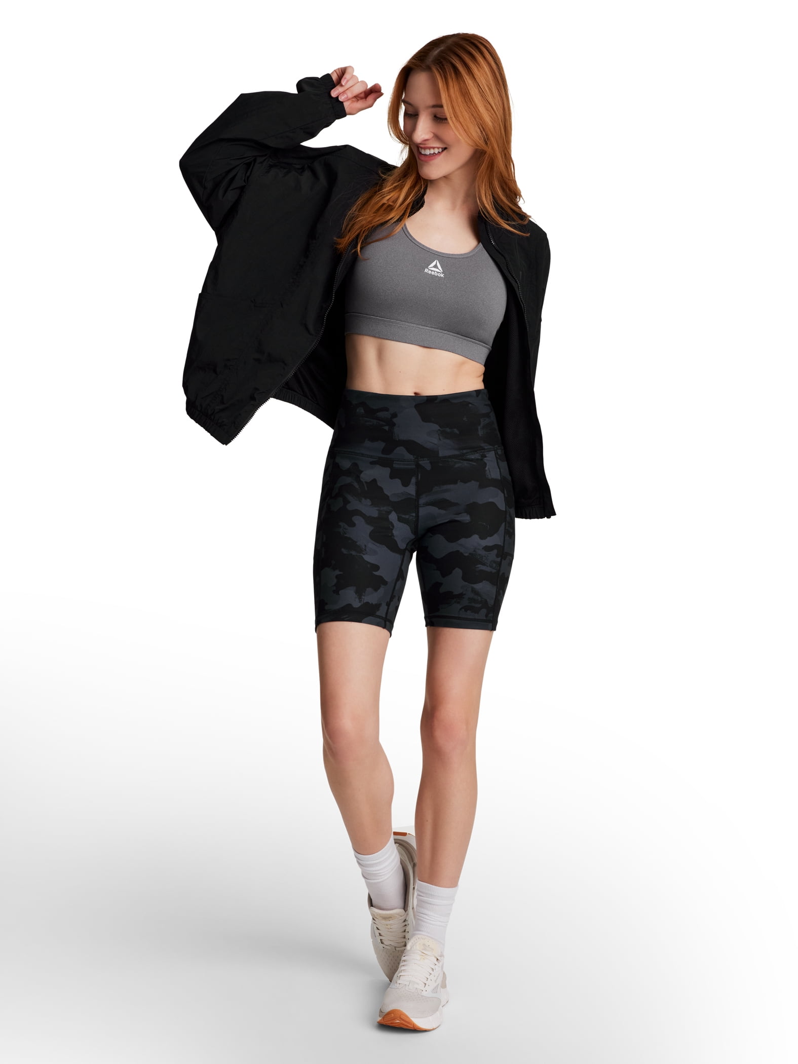 Reebok Women's Everyday High Rise Bike Short, 7" Inseam, Sizes XS-XXXL