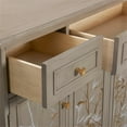 thumbnail image 3 of Jennifer Taylor Home Dauphin Handpainted Entryway Storage Cabinet Grey Cashmere, 3 of 13