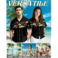 thumbnail image 3 of Netecom Poker Hawaiian Shirt for Men, Gambling Card Lover Style, Button Down Summer Beach Short Sleeve, S-5XL, 3 of 6