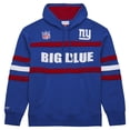thumbnail image 2 of Men's  Royal New York Giants Vintage Logo Head Coach Fleece Pullover Hoodie, 2 of 5