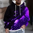 thumbnail image 2 of BiZtdJrK Men Big and Tall Graphic Hoodies Long Sleeve Drawstring Hooded Sweatshirt 3D Novelty Print Pullover Hoodies Casual Stylish Sweatshirts Prime Big Deal Days Purple XXL, 2 of 6