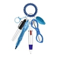 thumbnail image 1 of Nurse Pen Set resaltador versátil con clip de llavero para accesorios de uso diario Marcador permanente retráctil Pen a multicolor Azul, 1 of 8