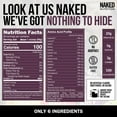 thumbnail image 5 of NAKED nutrition Clear Naked Whey Isolate Protein Powder, Grape Flavor, Iso Protein Powder, No Gmos Or Artificial Sweeteners, Gluten-Free, Soy-Free - 30 Servings, 5 of 6
