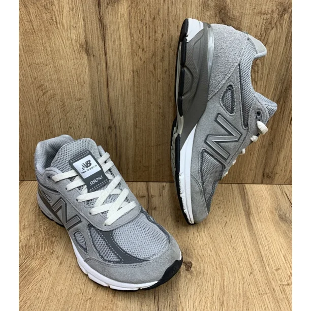 New Balance Mens 990V4 GO990GR4 Gray Running Jogging Sneakers Shoes Size 6