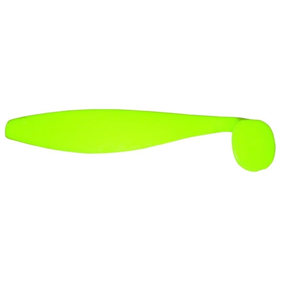 Blue Water Candy Shad Body 6", Chartreuse, 25/Pack